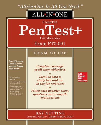 Comptia Pentest+ Certification All-In-One Exam Guide (Exam Pt0-001)