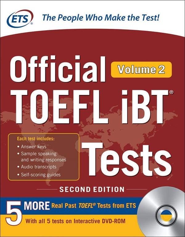 Official TOEFL IBT Tests Volume 2, Second Edition