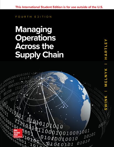 Managing Operations Across the Supply Chain