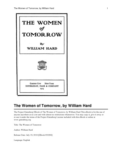 The Women of Tomorrow...