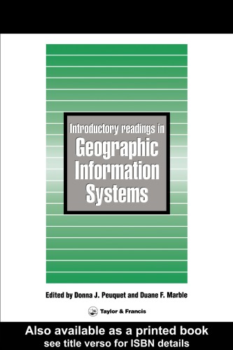 Introductory Readings in Geographic Information Systems