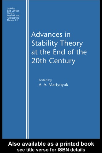 Advances in Stability Theory at the End of the 20th Century