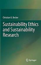 Sustainability Ethics and Sustainability Research