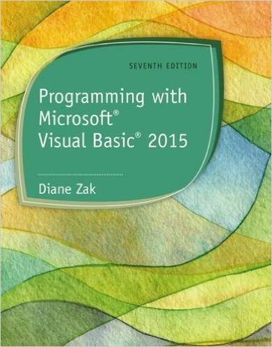 Programming with Microsoftvisual Basic 2015