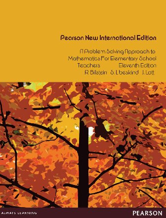 Problem Solving Approach to Mathematics for Elementary School Teachers