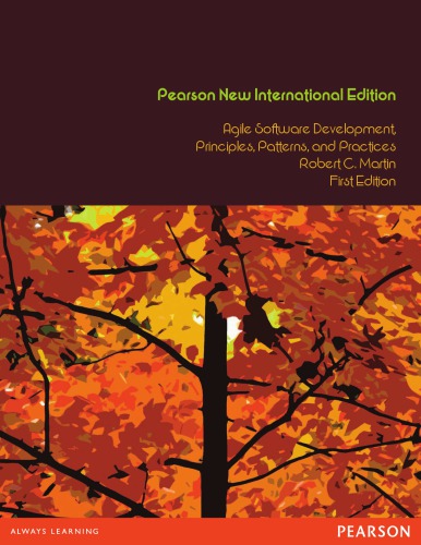 Agile Software Development, Principles, Patterns, and Practices: Pearson New International Edition.