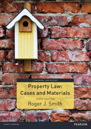 Property Law Cases and Materials (Longman Law Series)