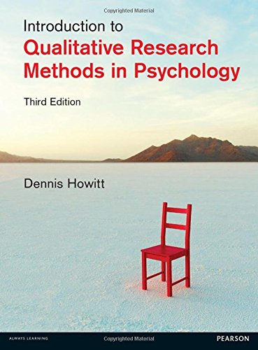 Introduction to Qualitative Research Methods in Psychology