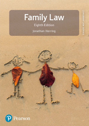 Family Law (Longman Law Series)