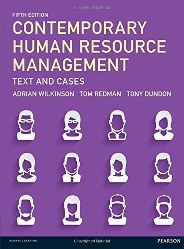 Contemporary human resource management : text and cases.