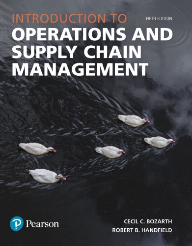 Introduction to operations and supply chain management