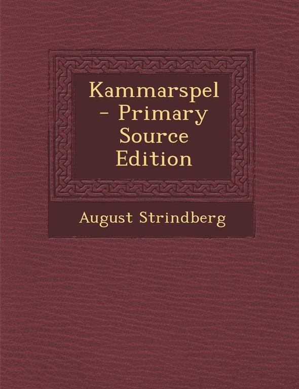 Kammarspel (Swedish Edition)