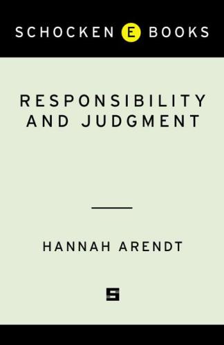 Responsibility and Judgment