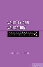 Validity and Validation