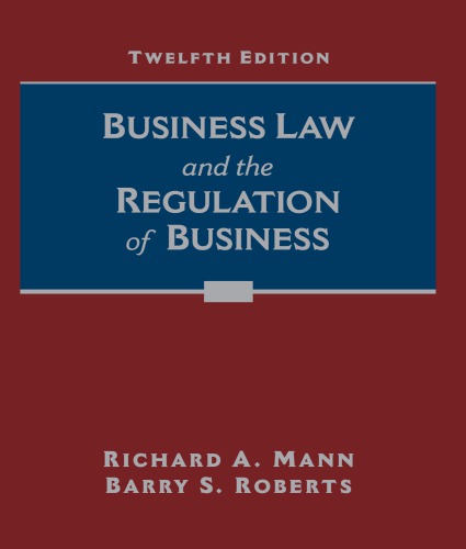 Business Law and the Regulation of Business