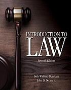 Introduction to Law