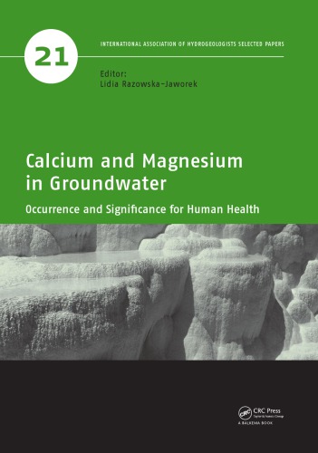 Calcium and Magnesium in Groundwater