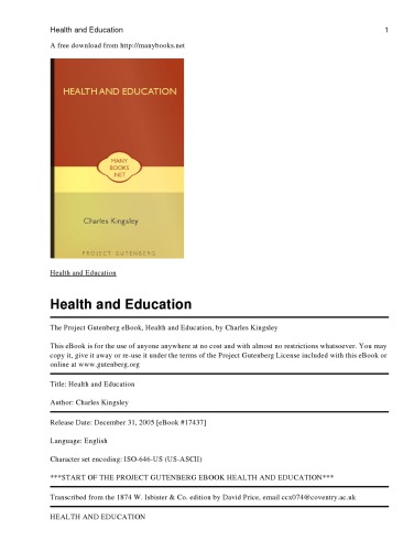 Health and Education