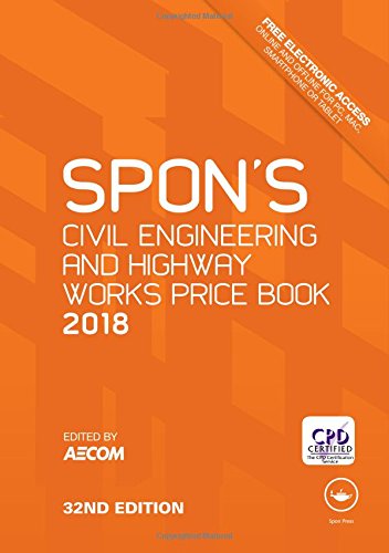 Spon's civil engineering and highway works price book 2018