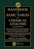 CRC Handbook of Basic Tables for Chemical Analysis