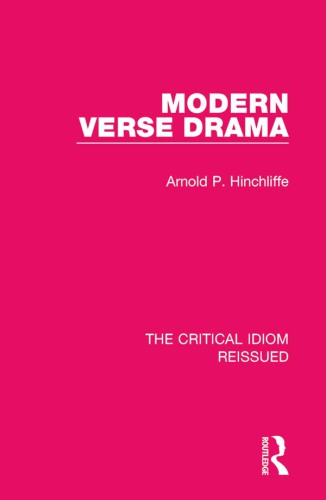 Modern Verse Drama