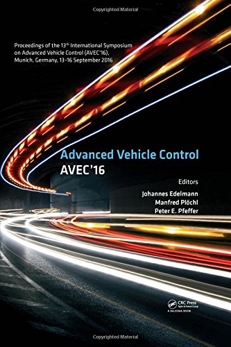 Advanced vehicle control AVEC'16 : proceedings of the 13th International Symposium on Advanced Vehicle Control (AVEC'16), Munich, Germany, 13-16 September 2016