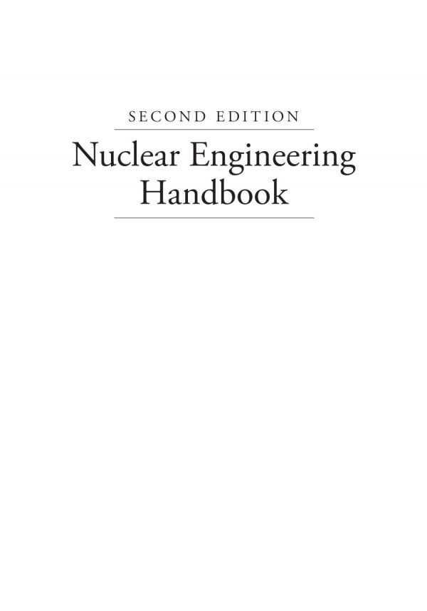 Nuclear Engineering Handbook