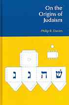 On the origins of Judaism