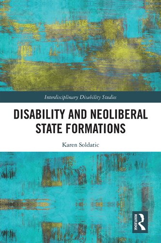 Disability and neoliberal state formations