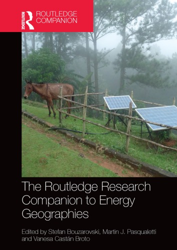 The Routledge research companion to energy geographies