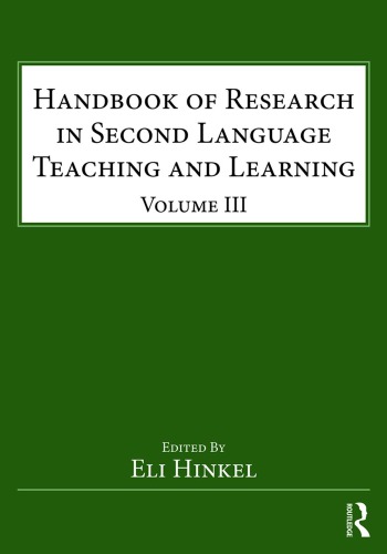 Handbook of research in second language teaching and learning