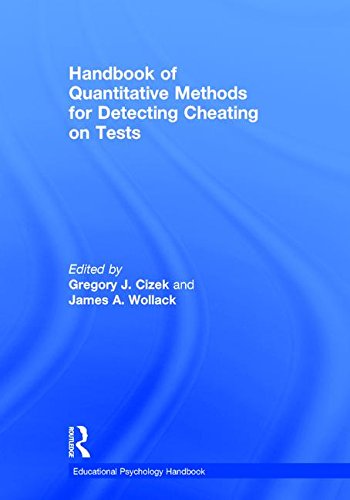 Handbook of quantitative methods for detecting cheating on tests