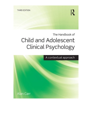 The handbook of child and adolescent clinical psychology : a contextual approach