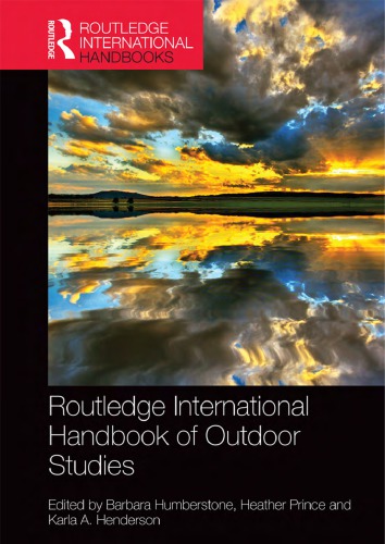 Routledge handbook of outdoor studies