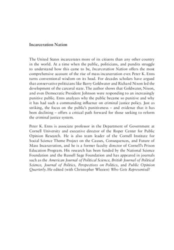 Incarceration Nation
