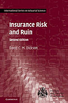 Insurance Risk and Ruin