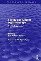 Family and Marital Psychotherapy (Psychology Revivals)