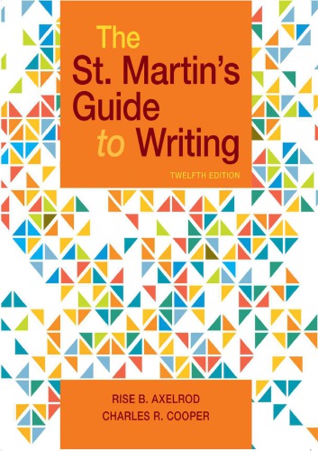 The St. Martin's Guide to Writing