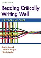 Reading Critically, Writing Well