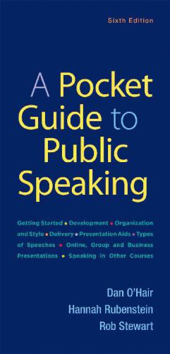 A Pocket Guide to Public Speaking