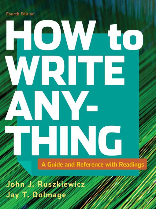 How to Write Anything