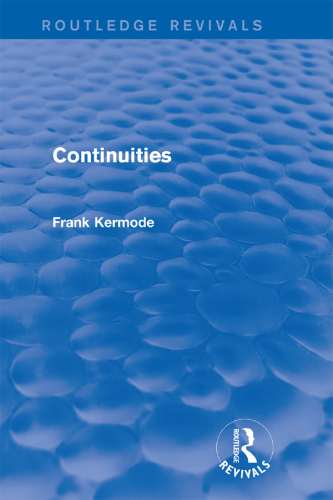 Continuities (Routledge Revivals)