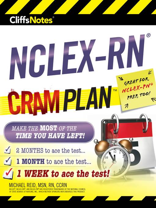 CliffsNotes NCLEX-RN Cram Plan