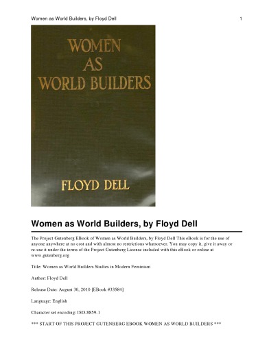 Women as World Builders