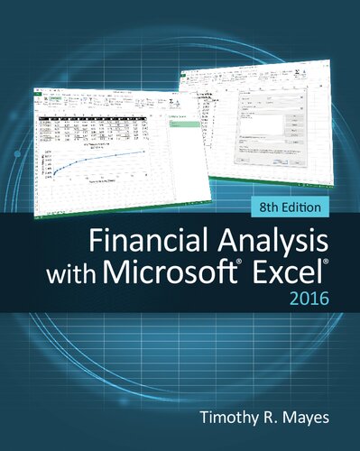 Financial Analysis with Microsoft Excel 2016, 8e