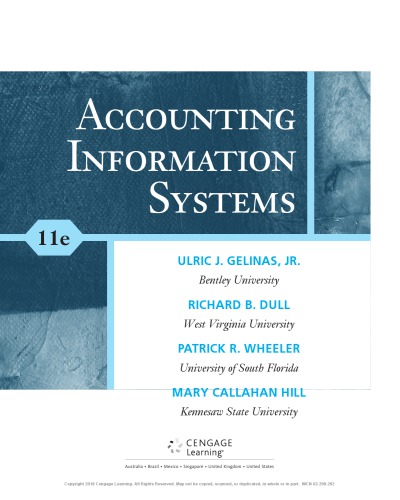 Accounting Information Systems