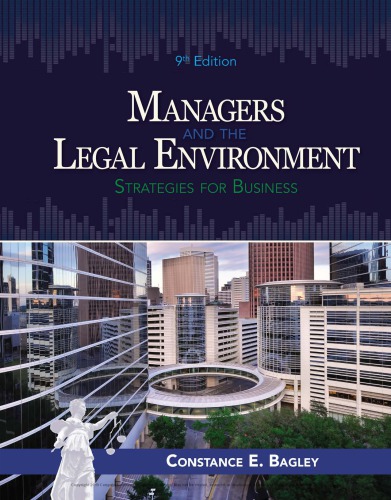 Managers and the Legal Environment