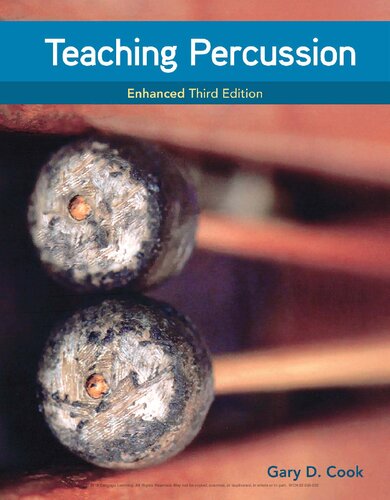 Teaching Percussion, Enhanced, Spiral Bound Version