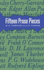 Fifteen Prose Pieces: A New Approach to Literature