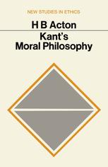 Kant's moral philosophy